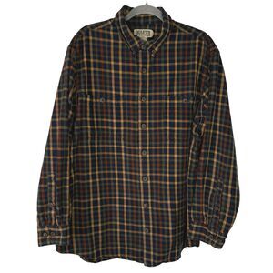 Duluth Trading Shirt Men's Tall XLT Check Free Swingin Flannel  52007 Outdoor